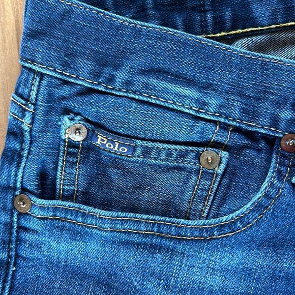 Polo by Ralph Lauren Blue Straight Jeans Classic Style - Picture 5 of 9